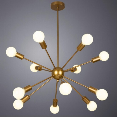 Люстра на штанге ARTE LAMP ALASTOR A6702PL-12PB