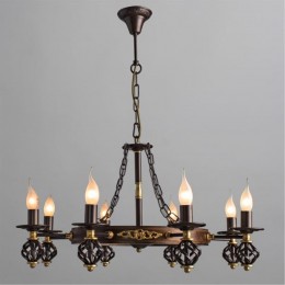Подвесная люстра ARTE LAMP CARTWHEEL A4550LM-8CK