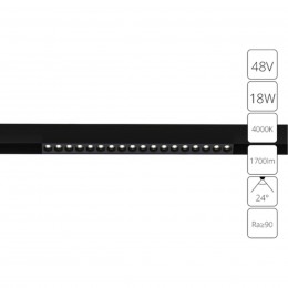 ARTE LAMP LINEA A4665PL-1BK