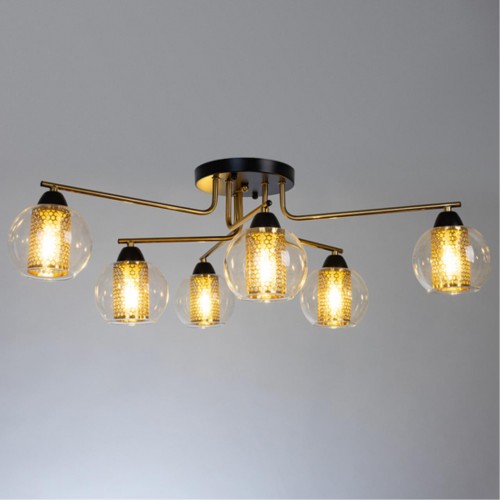 Потолочная люстра ARTE LAMP MANCHESTER A7045PL-6BK