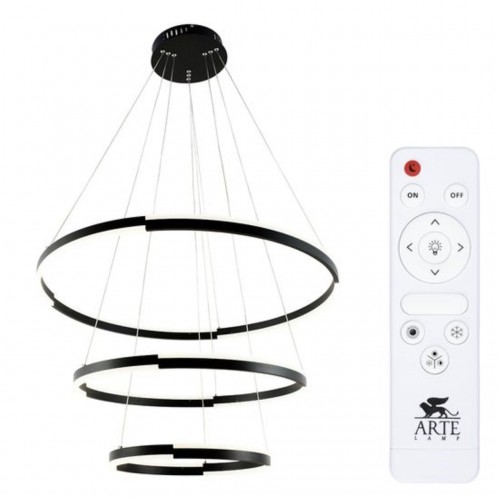 Подвесная люстра ARTE LAMP ALFIE A2180SP-60BK