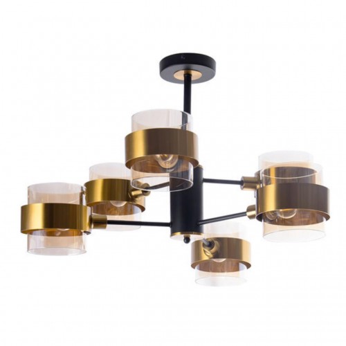 Люстра на штанге ARTE LAMP CARLO A8205SP-6BK