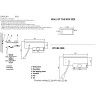 Бра Crystal Lux ELQI AP11W LED BL