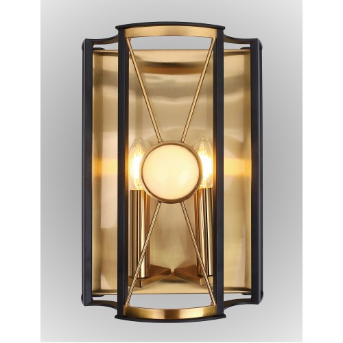 Бра Crystal Lux TANDEM AP2 GOLD