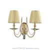 Бра Crystal Lux VICTORIA AP2 GOLD/AMBER