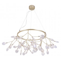 Светильник подвесной Crystal Lux EVITA SP45 D GOLD/TRANSPARENT
