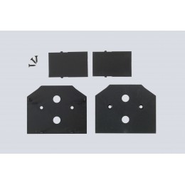 Заглушка для встраиваемого трека 220V в натяжной ПВХ потолок, в комплекте 4 шт Crystal Lux CLT 0.235 06 BL