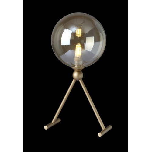 Настольная лампа Crystal Lux FRANCISCA LG1 GOLD/COGNAC