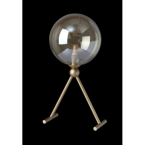 Настольная лампа Crystal Lux FRANCISCA LG1 GOLD/COGNAC