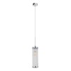 Светильник подвесной Crystal Lux TADEO SP1 D100 CHROME/TRANSPARENTE