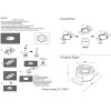 Светильник встраиваемый Crystal Lux CLT 050C1 WH-GO