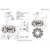 Люстра Crystal Lux LETISIA SP8 GOLD