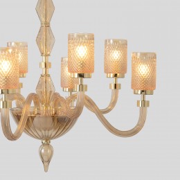Люстра Crystal Lux SILVESTRO SP8 AMBER