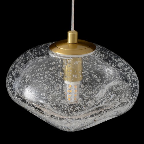 Светильник подвесной Crystal Lux FORMLESS SP1 TRANSPARENT