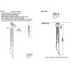 Светильник подвесной Crystal Lux GASPAR SP9 D300 WHITE