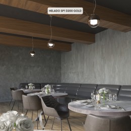 Светильник подвесной Crystal Lux HELADO SP1 D200 GOLD