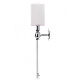 Бра Crystal Lux MIRABELLA AP1 CHROME/WHITE
