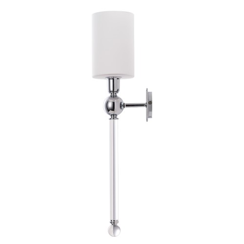 Бра Crystal Lux MIRABELLA AP1 CHROME/WHITE