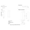 Бра Crystal Lux SELENE AP20 LED BRASS