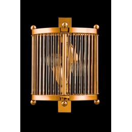Бра Crystal Lux TADEO AP2 GOLD/TRANSPARENTE