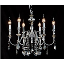 Люстра Crystal Lux MERCEDES SP6 CHROME/SMOKE