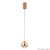 Светильник подвесной Crystal Lux CARO SP LED GOLD Светильник подвесной Crystal Lux CARO SP LED GOLD
