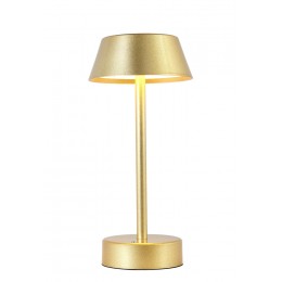 Аккумуляторная настольная лампа Crystal Lux SANTA LG1 GOLD