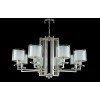 Люстра Crystal Lux NICOLAS SP-PL8 NICKEL/WHITE