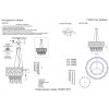 Люстра Crystal Lux ROMEO SP6 CHROME D600