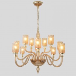 Люстра Crystal Lux SILVESTRO SP12 AMBER