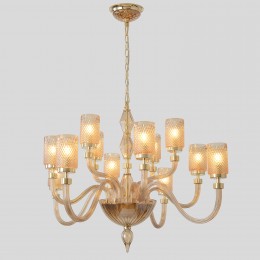 Люстра Crystal Lux SILVESTRO SP12 AMBER