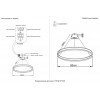 Люстра Crystal Lux TRON SP70W LED BLACK