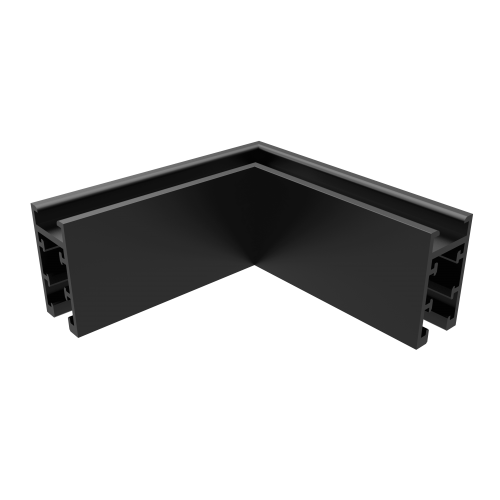 Соединитель для магнитного накладного шинопровода угловой Crystal Lux CLT 0.216 04 BL