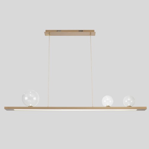 Светильник подвесной Crystal Lux AHORA SP1  L1200 BRASS