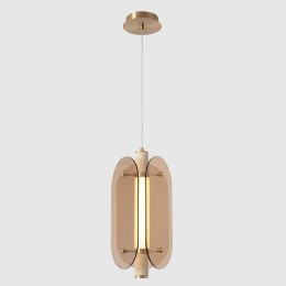 Светильник подвесной Crystal Lux AMARILLO SP18W LED BRASS