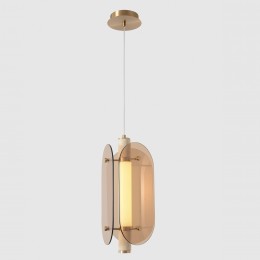 Светильник подвесной Crystal Lux AMARILLO SP18W LED BRASS