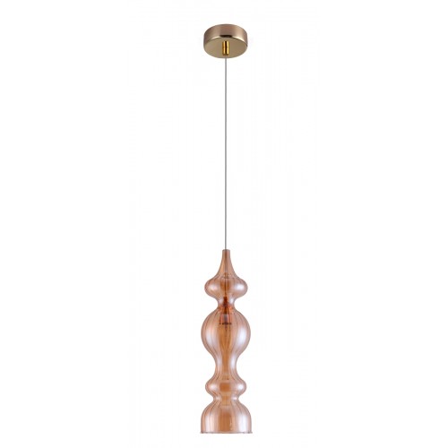 Светильник подвесной Crystal Lux IRIS SP1 A AMBER