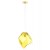 Светильник подвесной Crystal Lux NUESTRO SP1 GOLD/AMBER Светильник подвесной Crystal Lux NUESTRO SP1 GOLD/AMBER