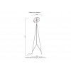 Торшер Crystal Lux KRUS PT1.2 BLACK