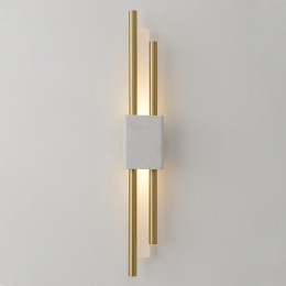 Бра Crystal Lux CARTA AP6W LED WHITE/BRASS