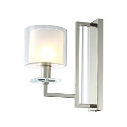 Бра Crystal Lux NICOLAS AP1 NICKEL/WHITE