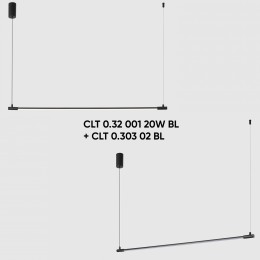 Комплект накладного потолочного крепления с драйвером для модульной системы Crystal Lux CLT 0.303 02 BL