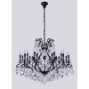 Люстра Crystal Lux MAGNIFICO SP19 BLACK/TRANSPARENT