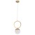Светильник подвесной Crystal Lux CAROLINA SP1 V1 BRASS Светильник подвесной Crystal Lux CAROLINA SP1 V1 BRASS