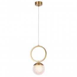 Светильник подвесной Crystal Lux CAROLINA SP1 V1 BRASS