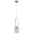 Светильник подвесной Crystal Lux CAROLINA SP1 V2 BRASS Светильник подвесной Crystal Lux CAROLINA SP1 V2 BRASS