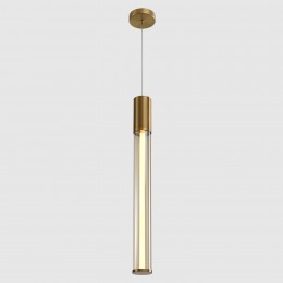 Светильник подвесной Crystal Lux LINEUP SP11W LED BRASS