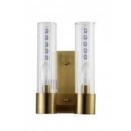 Бра Crystal Lux OTONO AP2 BRASS/TRANSPARENTE