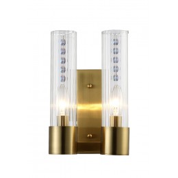 Бра Crystal Lux OTONO AP2 BRASS/TRANSPARENTE