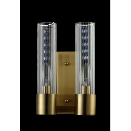 Бра Crystal Lux OTONO AP2 BRASS/TRANSPARENTE